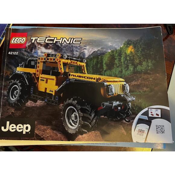LEGO 42122 TECHNIC Instruction Manual ONLY Jeep® Wrangler - Picture 1 of 1